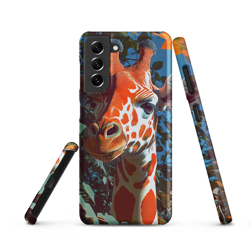 Giraffe in the Lush Canopy | Phone Case |  S21 | Snap Case | Matte