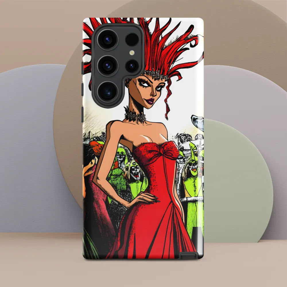 Fiery Elegance: A Fashion Statement