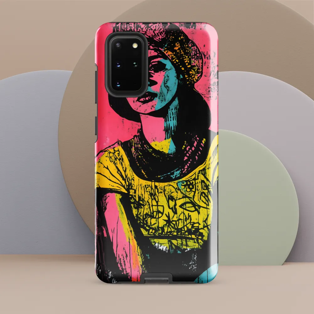 Urban Elegance: A Graffiti Portrait