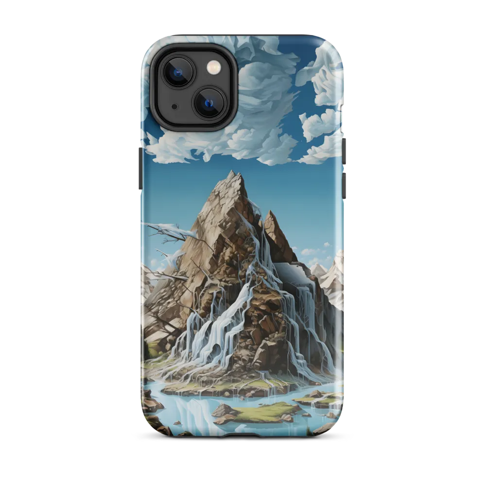Majestic Cascade: A Mountain Masterpiece