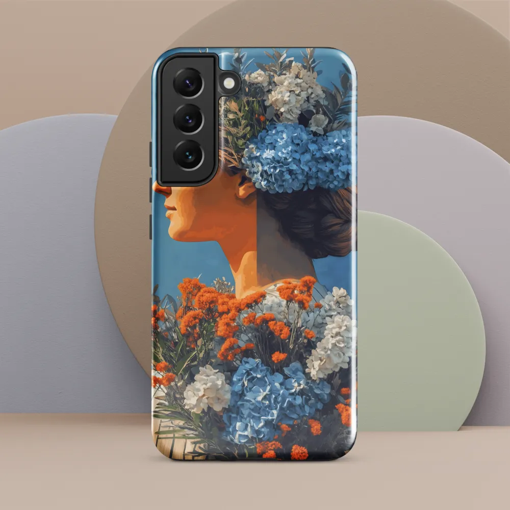 Floral Reverie: A Portrait of Serenity