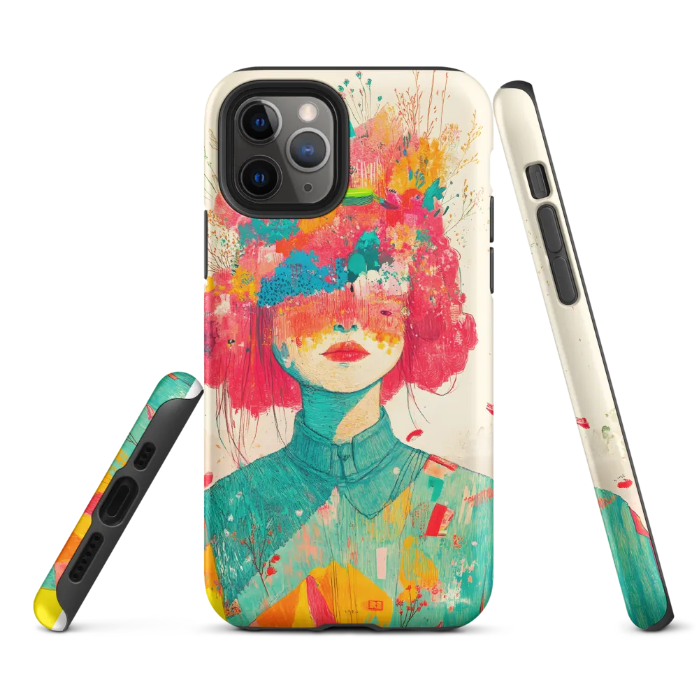 Whimsical Floral Portrait