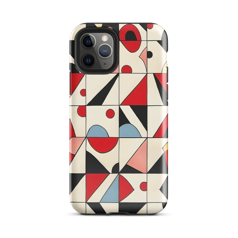 Dynamic Geometric Harmony | Phone Case |  11 Pro | Tough Case | Glossy