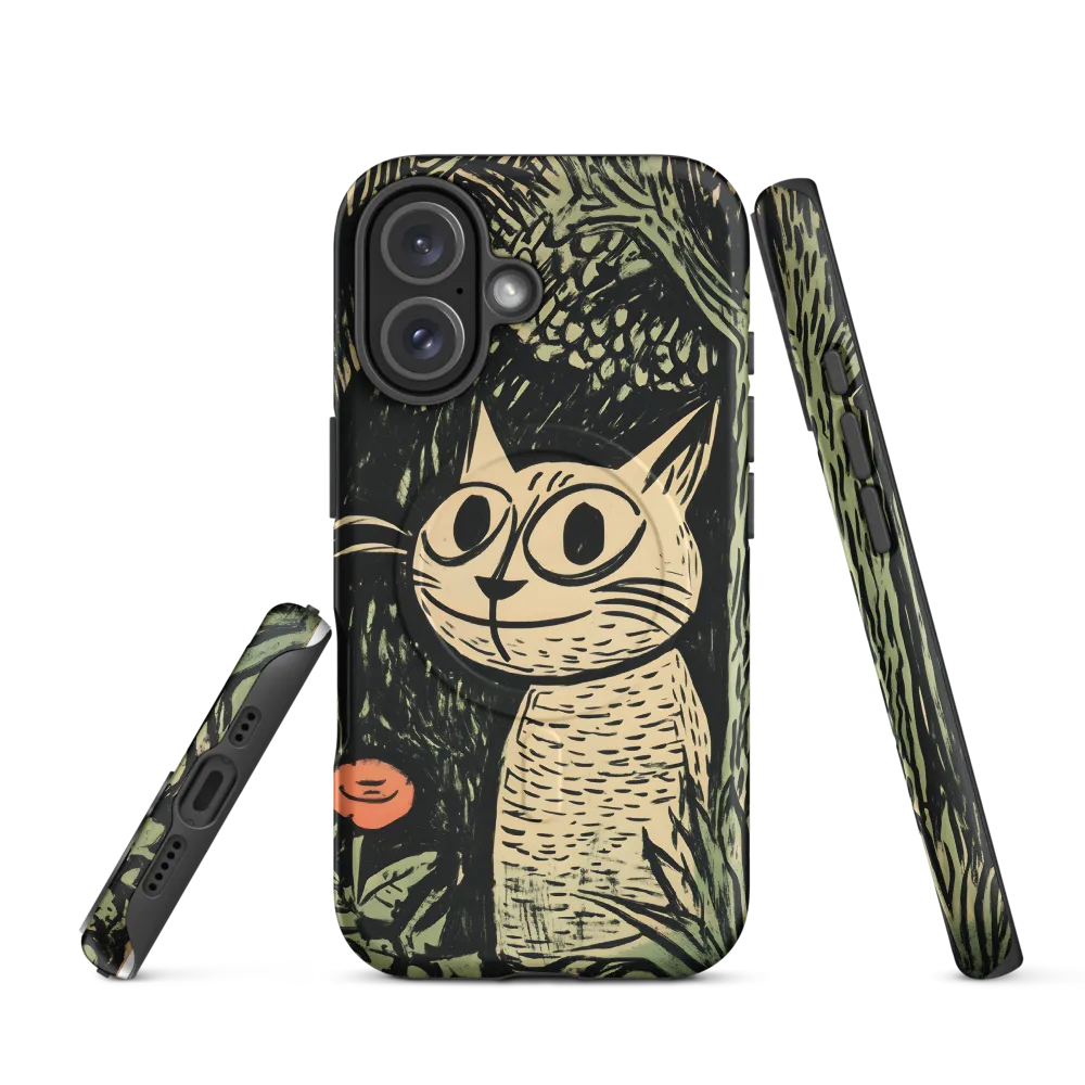 Whimsical Cat in the Forest
