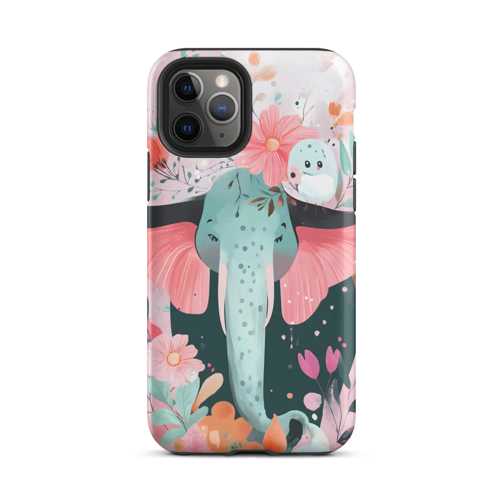 Whimsical Elephant in Bloom
