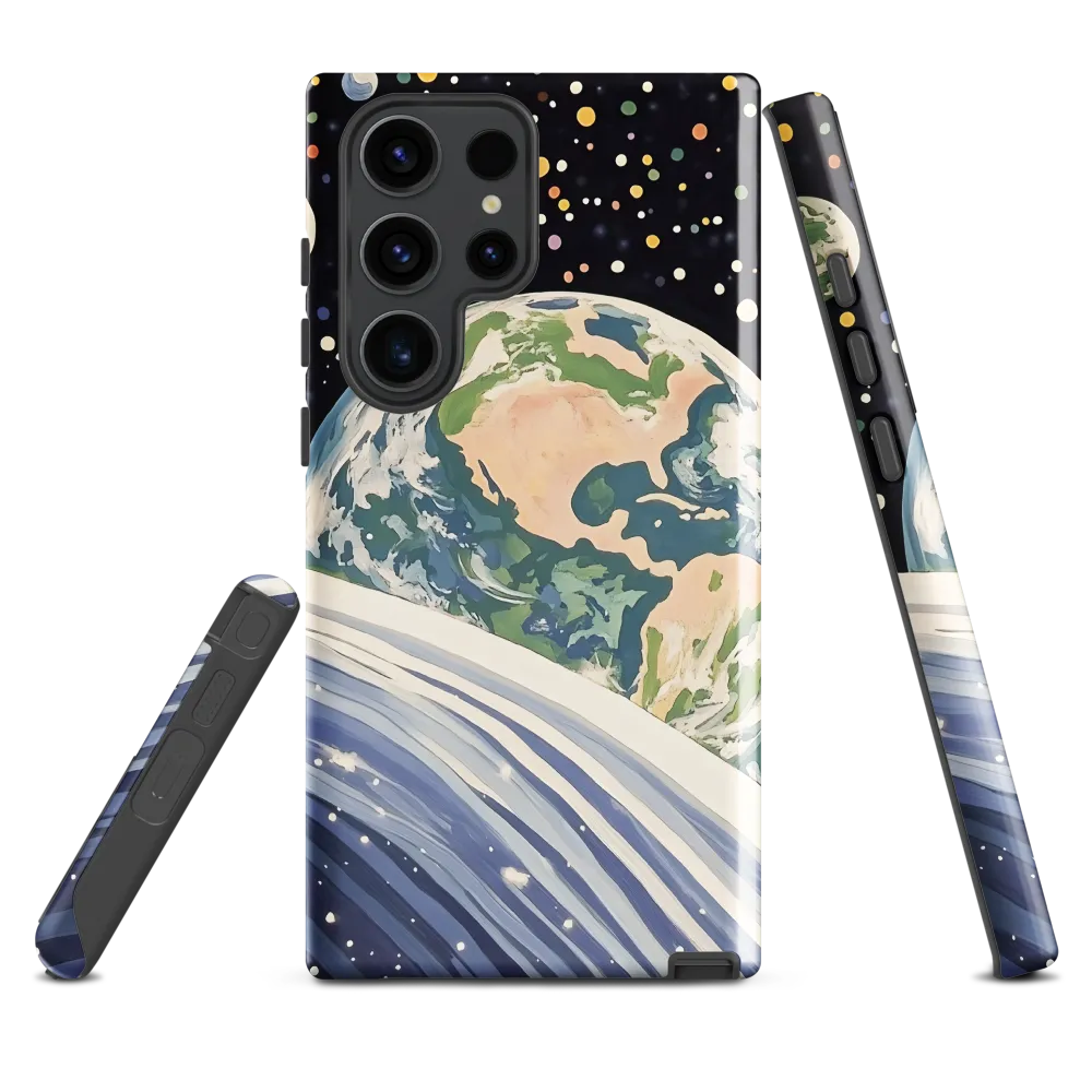 Celestial View: A Surreal Journey Through Space