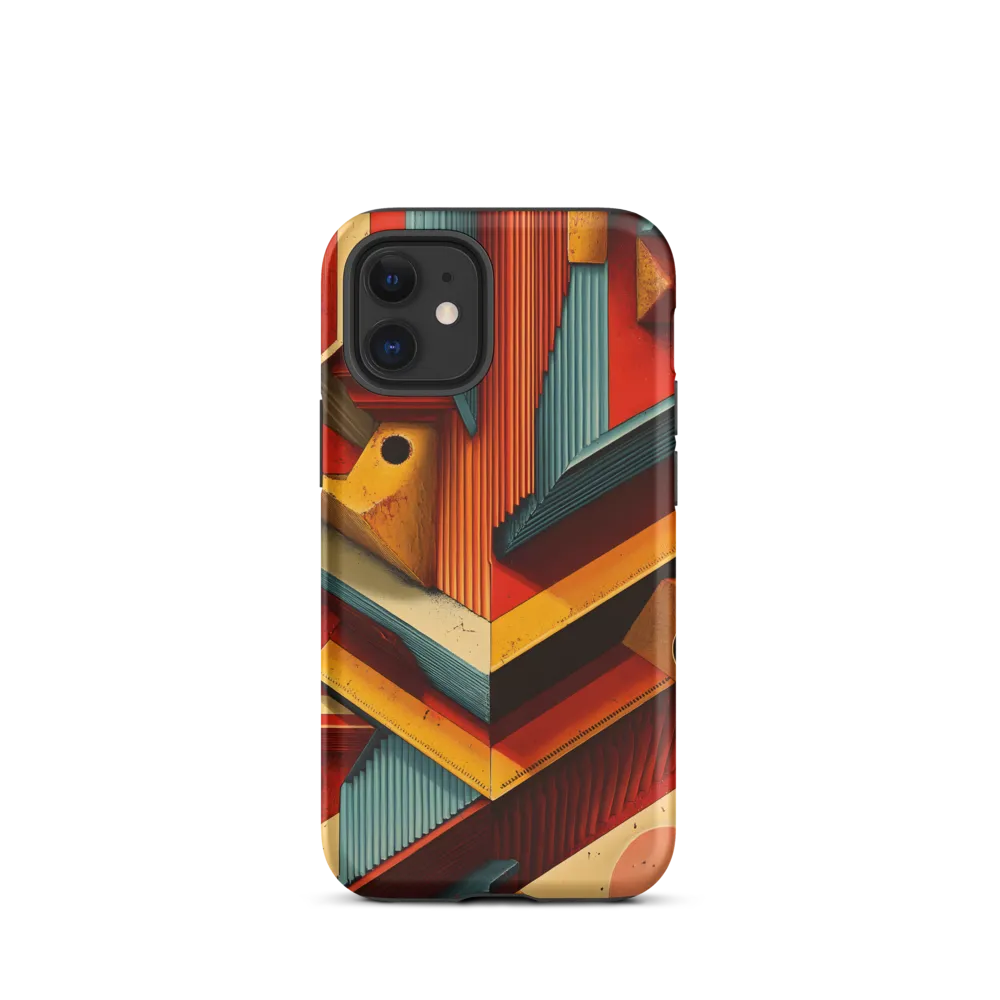 Geometric Harmony | Phone Case |  12 mini | Tough Case | Matte