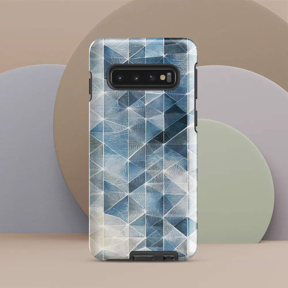 Geometric Harmony in Blue