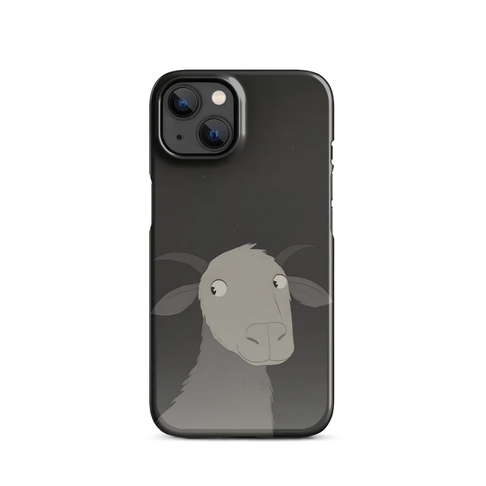 Whimsical Goat in Darkness