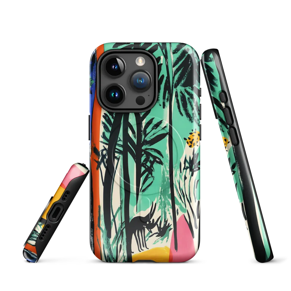 Whispers of the Jungle | Phone Case |  15 Pro | MagSafe® Tough Case | Glossy