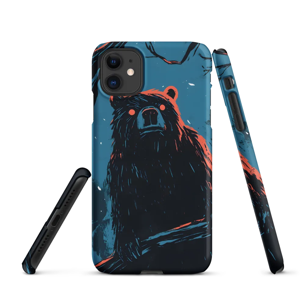 Eerie Majesty: A Bear in the Night