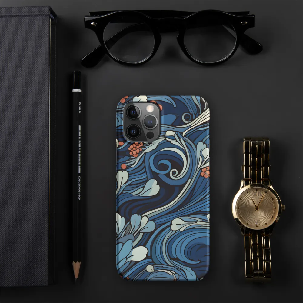 Nature's Elegance: An Oceanic Tapestry | Phone Case |  12 Pro | Snap Case | Matte