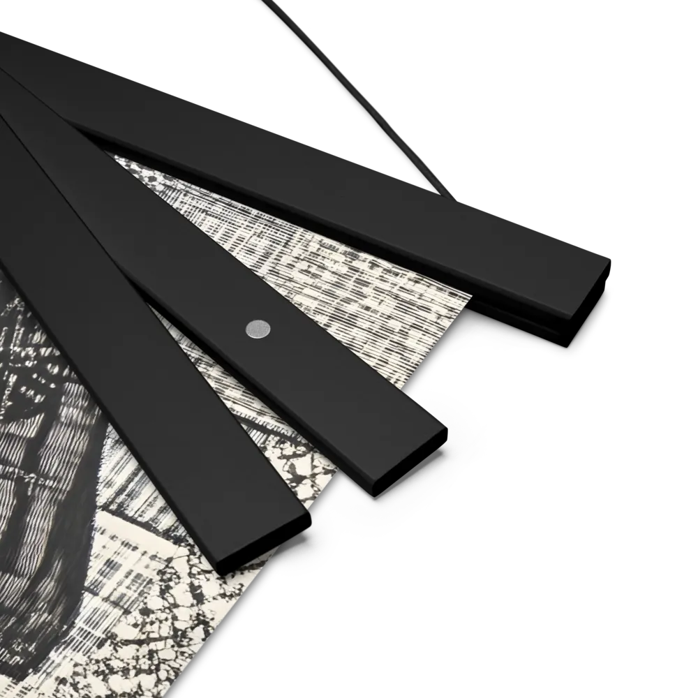 Urban Reflections: A Shopping Narrative | Poster With Black Wood Hanger | 14″×14″