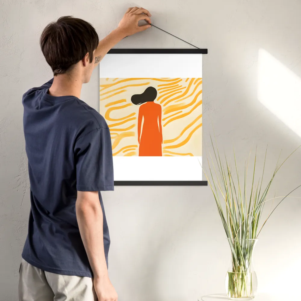 Connection to Serenity | Poster With Black Wood Hanger | 18″×24″