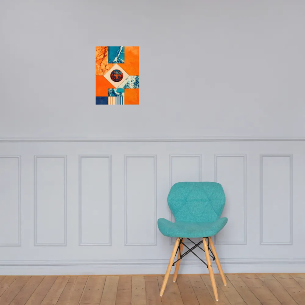 Harmonious Encounters: Abstract Geometry | Poster | 12″×16″