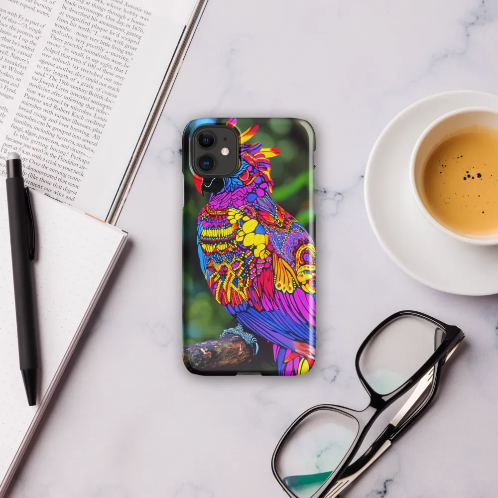 Vibrant Psychedelic Parrot