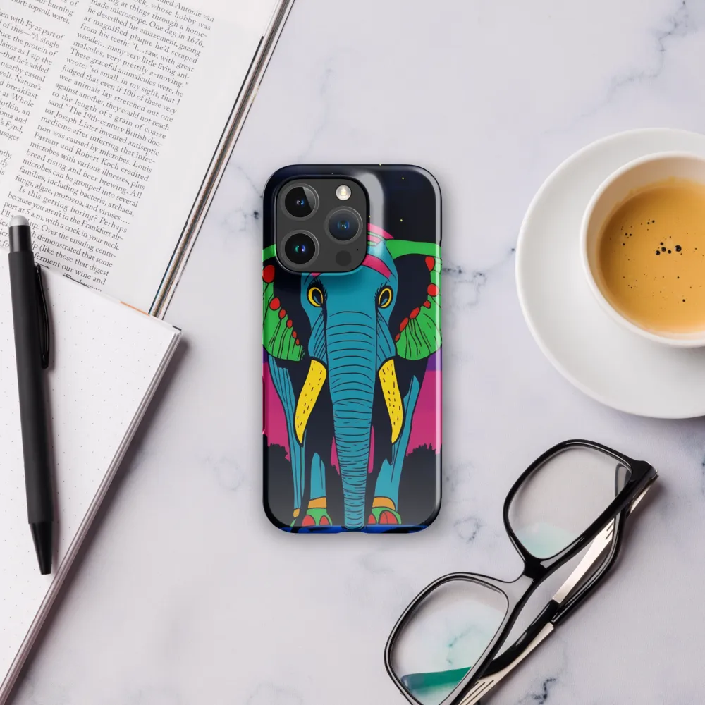 Whimsical Majesty: The Vibrant Elephant