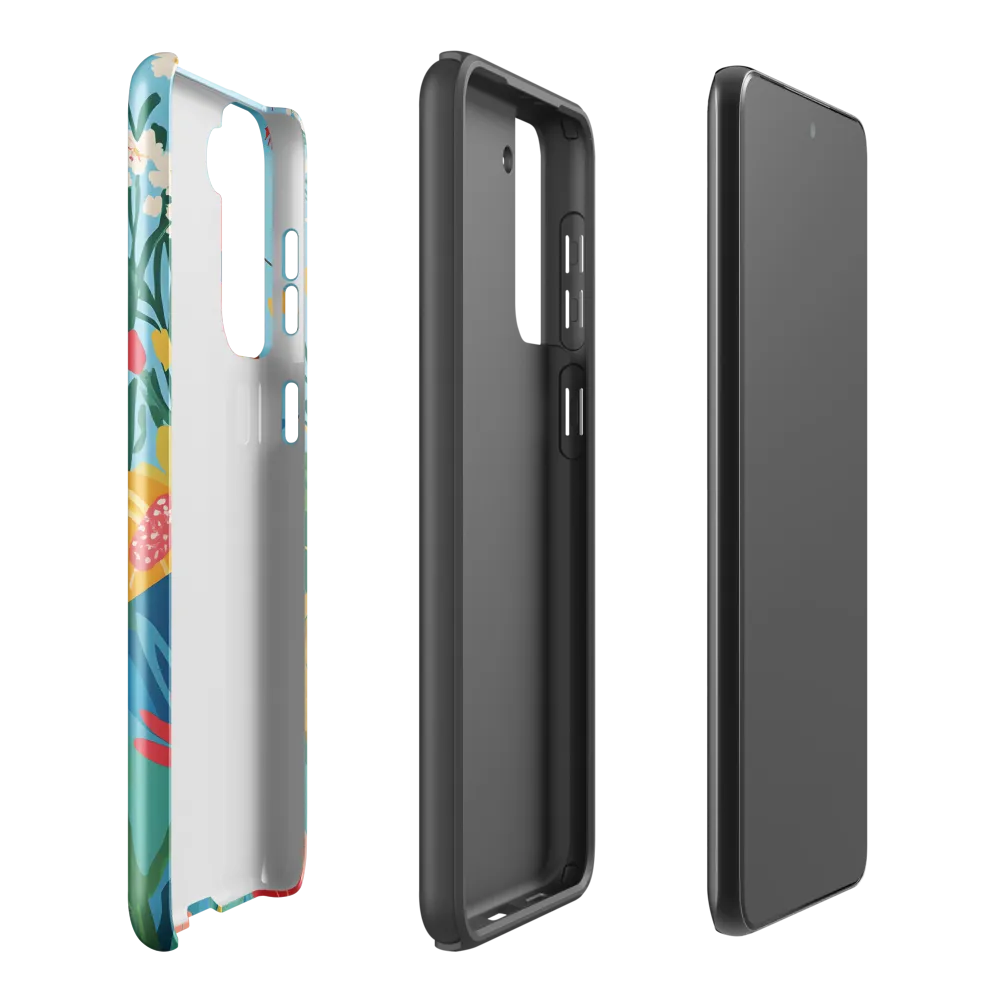 Dancing Among Blossoms | Phone Case |  S21 Plus | Tough Case | Glossy