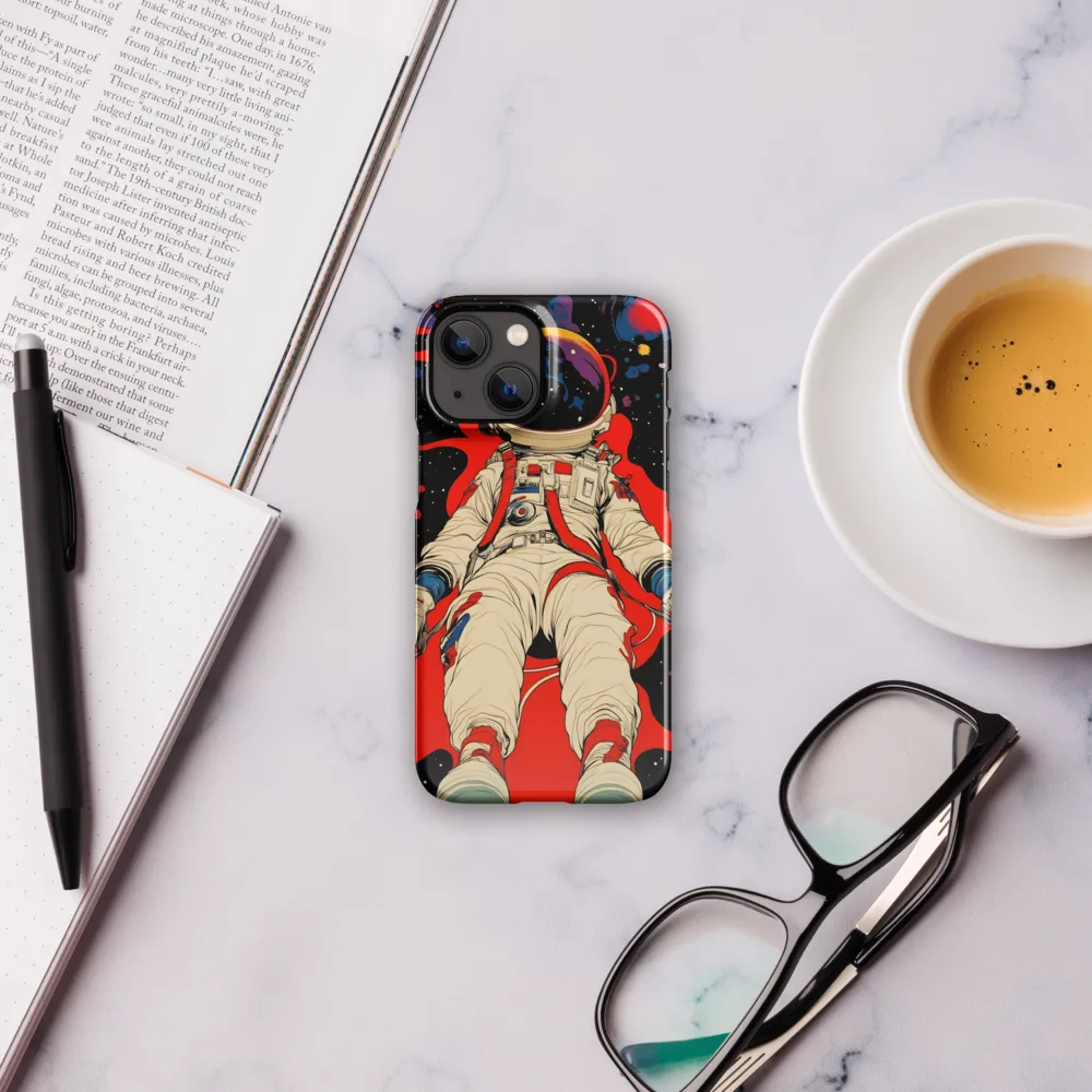 Astronaut in Cosmic Reverie | Phone Case |  13 Mini | Snap Case | Glossy