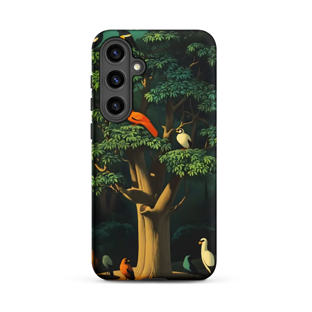 Harmony in Color: A Surreal Bird Symphony