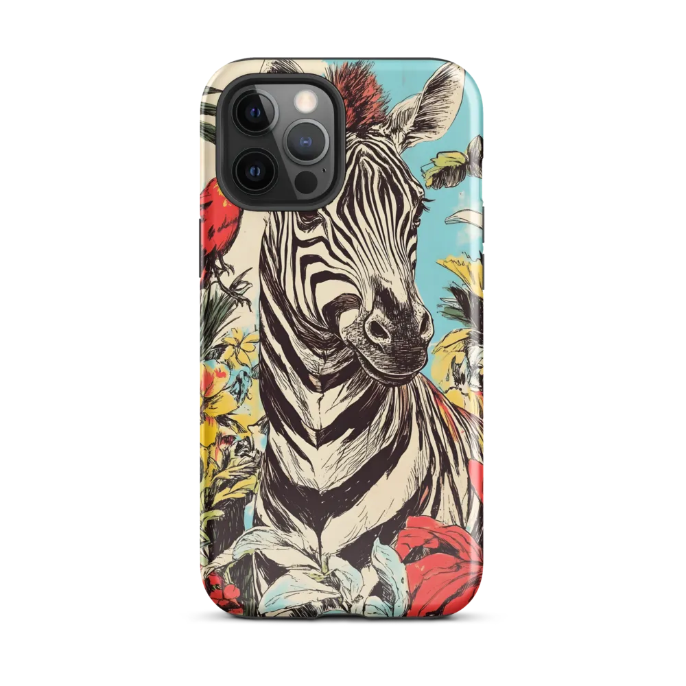 Zebra in Tropical Reverie