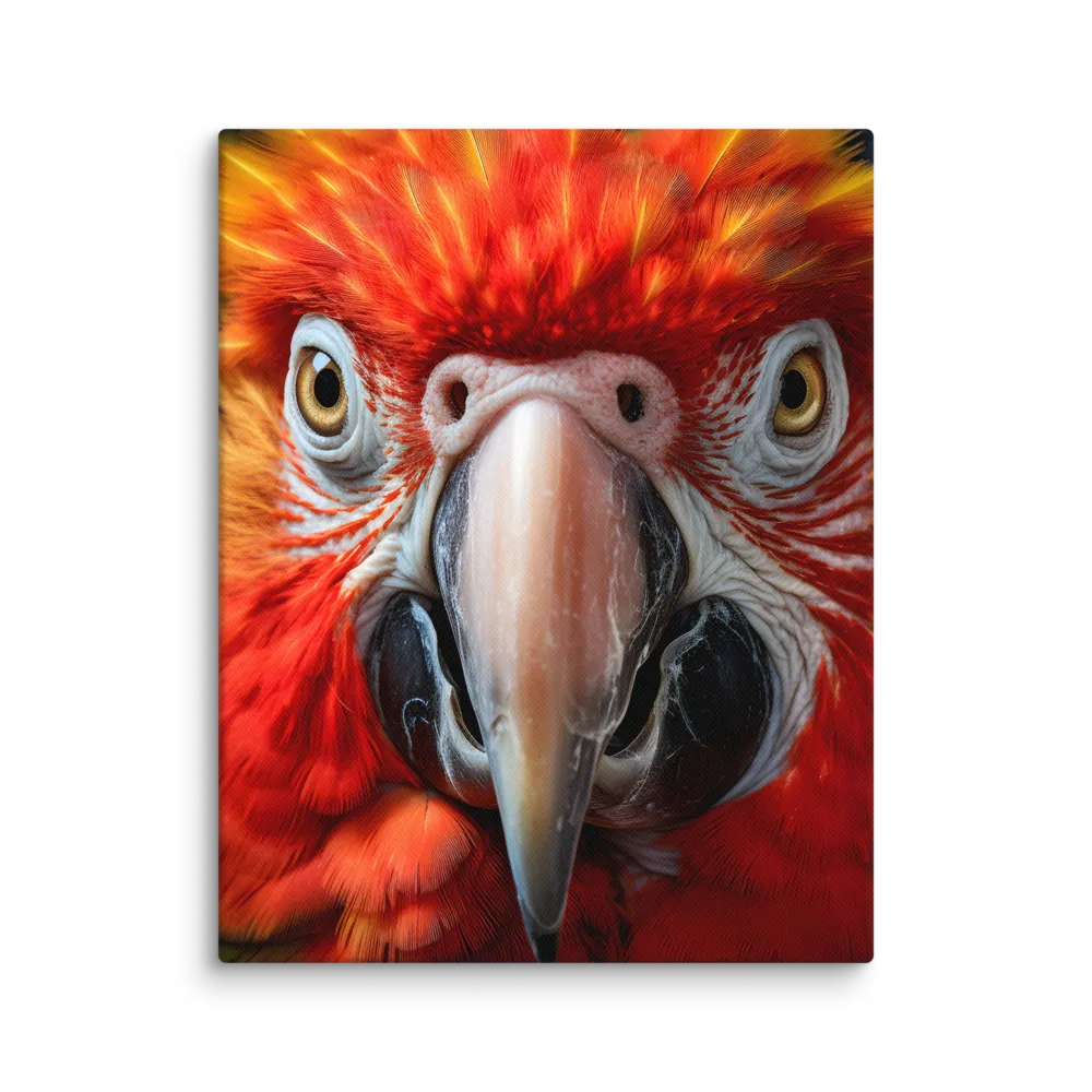 The Fiery Gaze of the Parrot