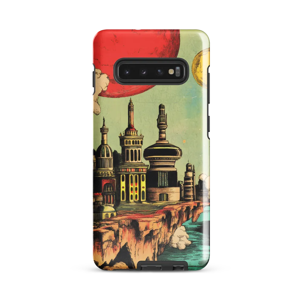 Edge of Fantasy: A Surreal Cityscape | Phone Case |  S10 Plus | Tough Case | Glossy