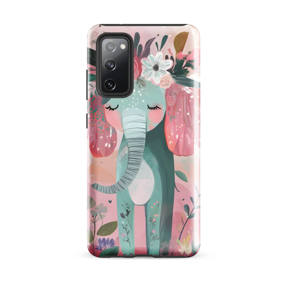 Whimsical Elephant in Bloom