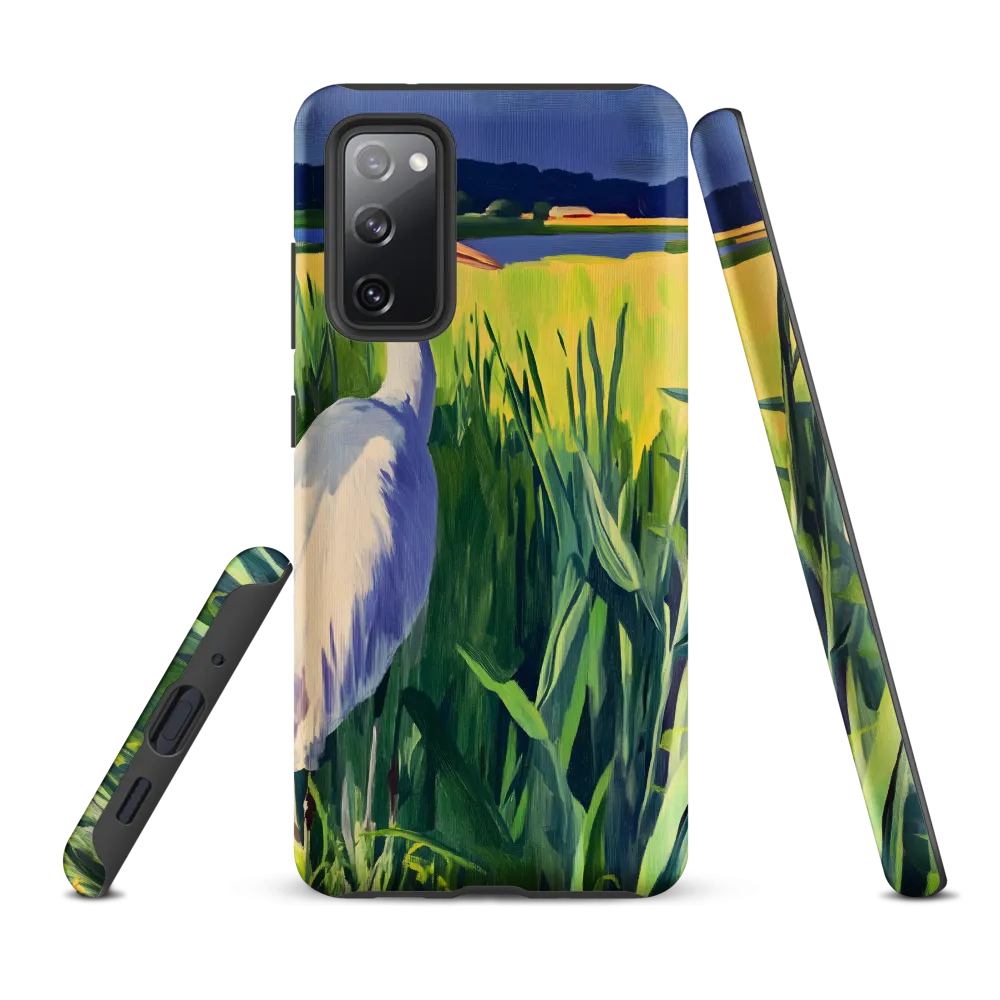 Graceful Presence: The Heron in the Meadow