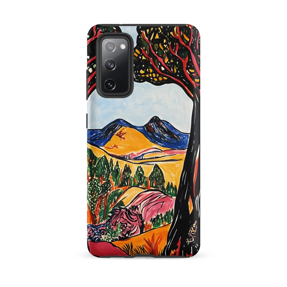 Vibrant Nature's Embrace | Phone Case |  S20 FE | Tough Case | Matte