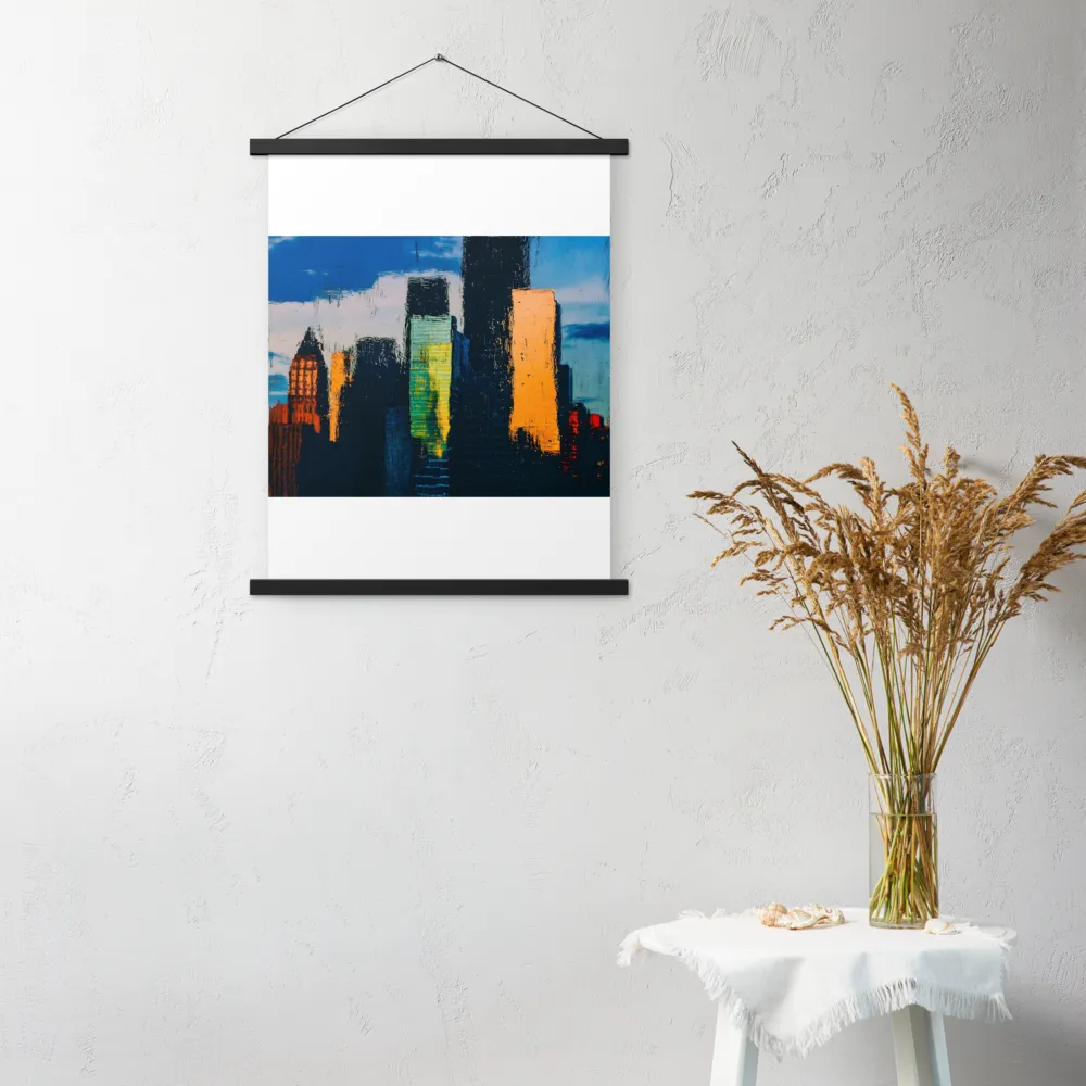 Reflections of Tranquility | Poster With Black Wood Hanger | 18″×24″
