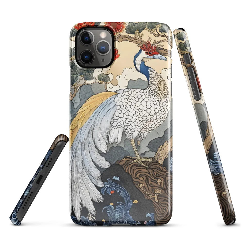 Majestic Serenity: The Ethereal Peacock | Phone Case |  11 Pro Max | Snap Case | Glossy