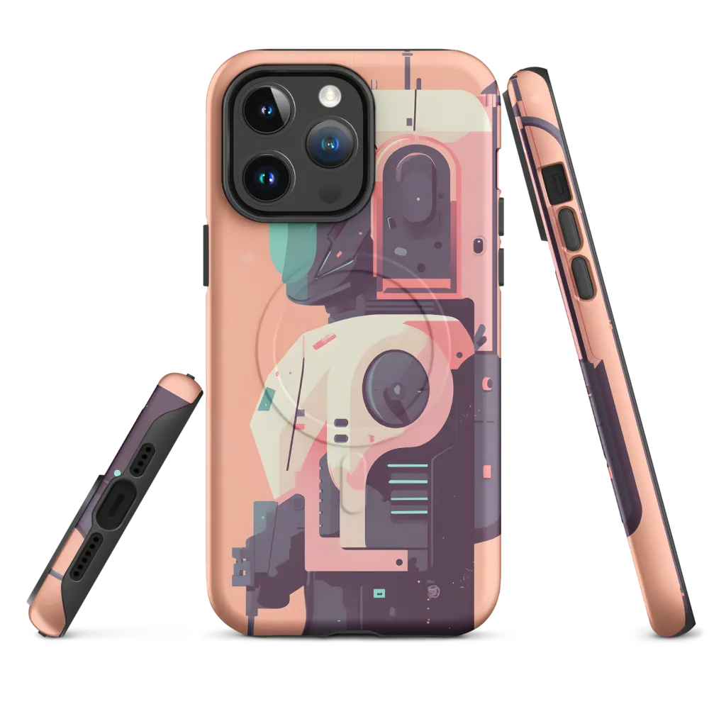 Futuristic Astronaut Bot | Phone Case |  14 Pro Max | MagSafe® Tough Case | Matte