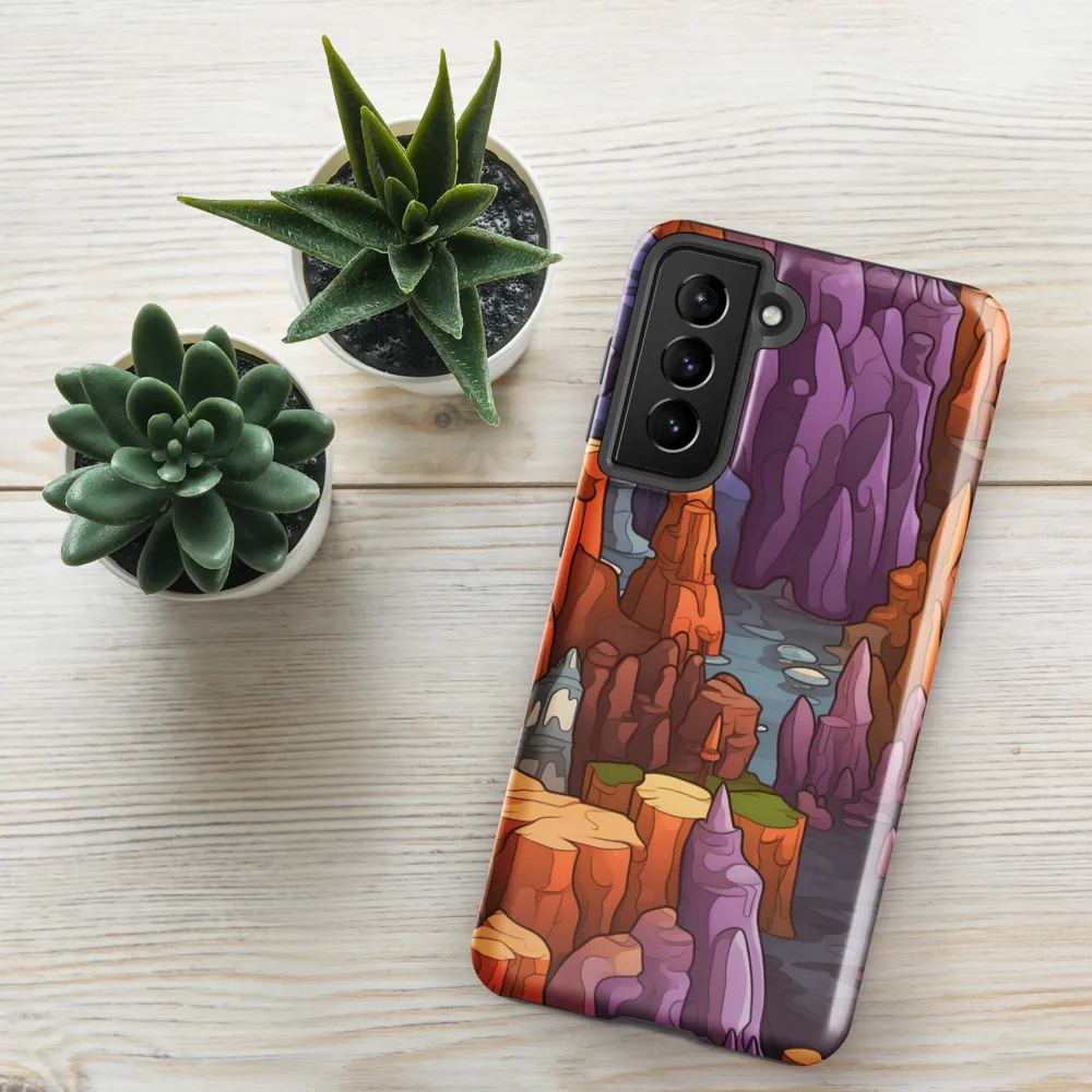 Vibrant Rockscape: A Digital Odyssey