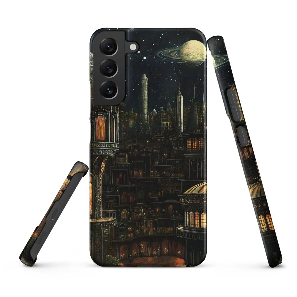 Celestial Enigma: A Surreal Cityscape