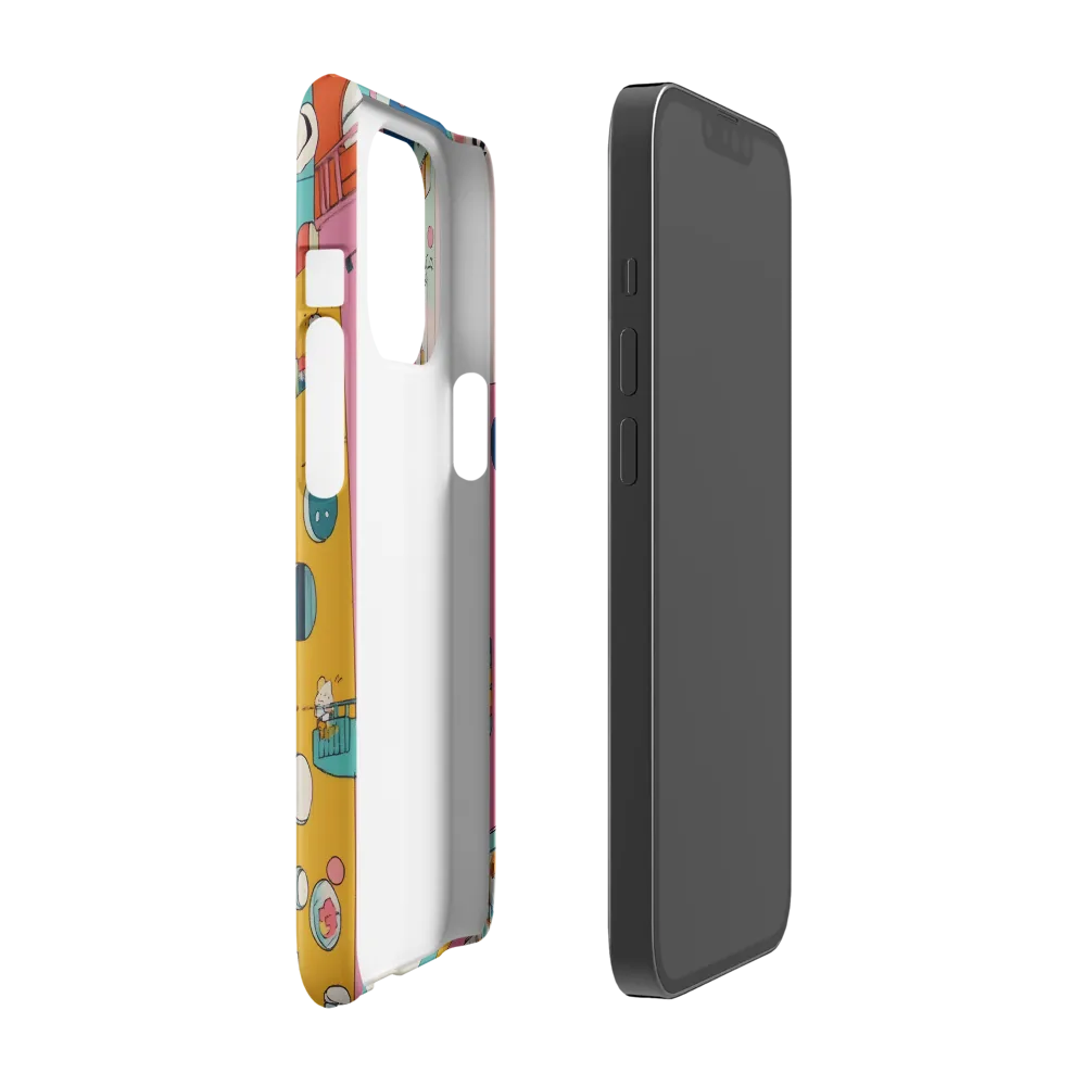 Whimsical Cityscape Dreams | Phone Case |  13 Pro | Snap Case | Glossy