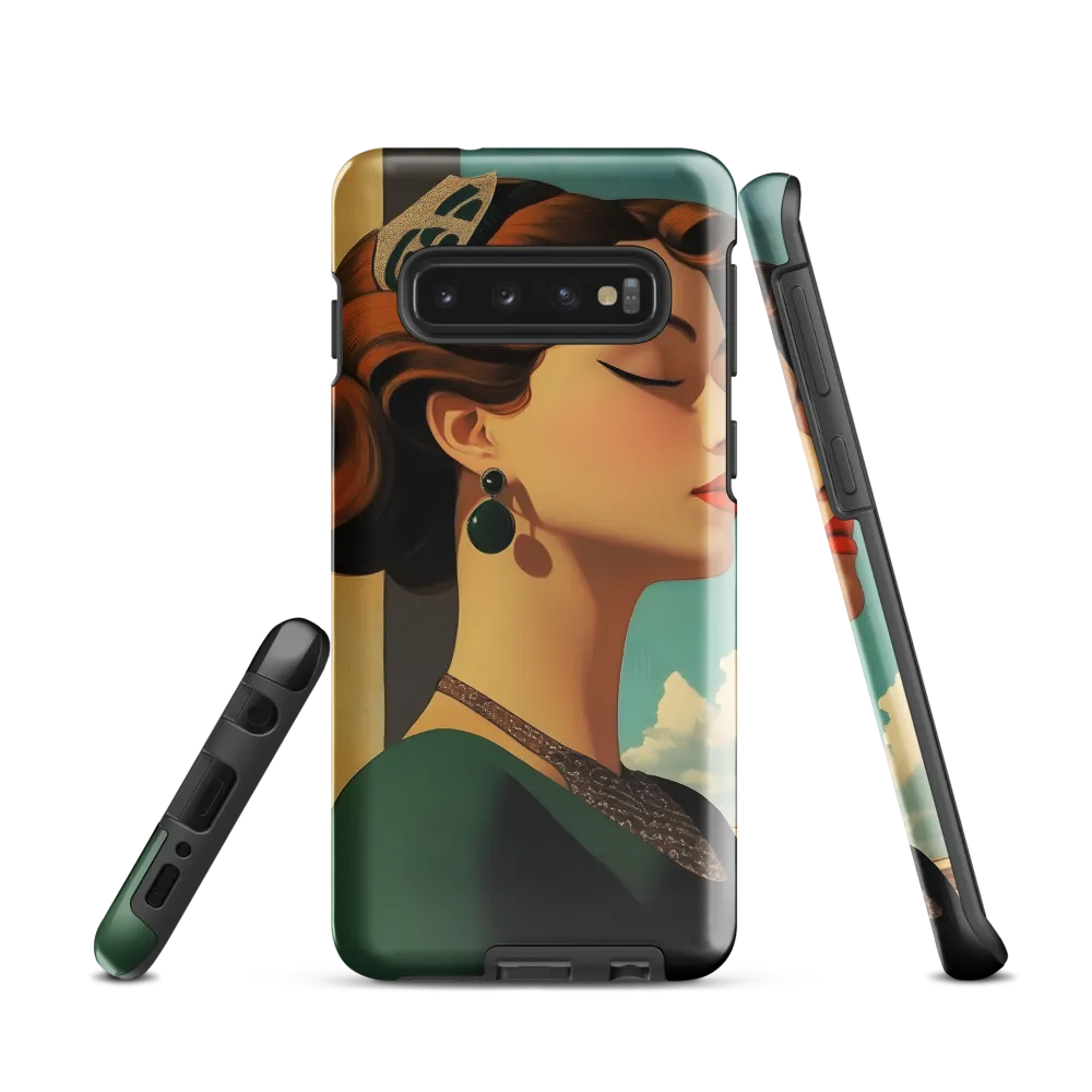 Elegance in Art Deco: A Portrait of Grace