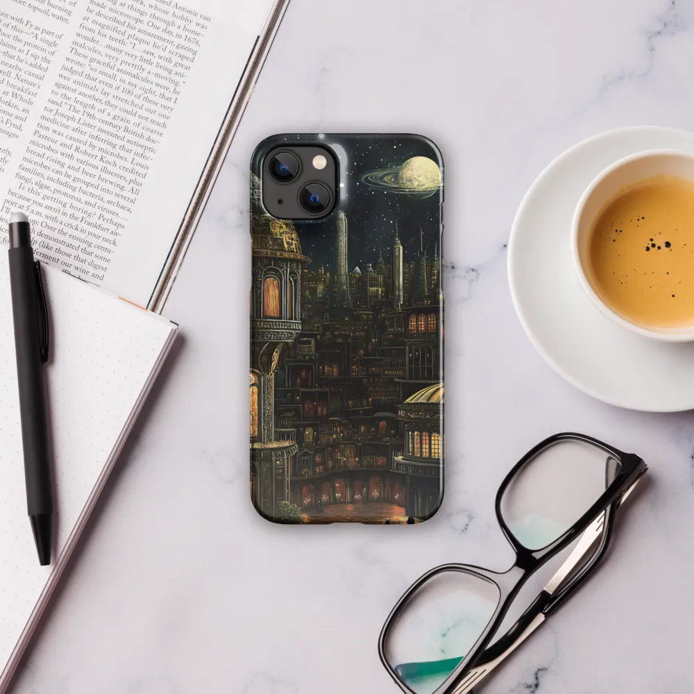 Celestial Enigma: A Surreal Cityscape