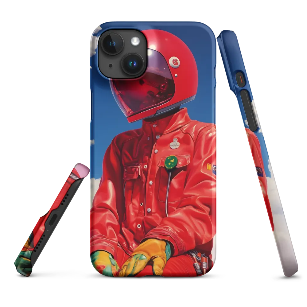 Astronaut in Crimson | Phone Case |  15 Plus | Snap Case | Matte