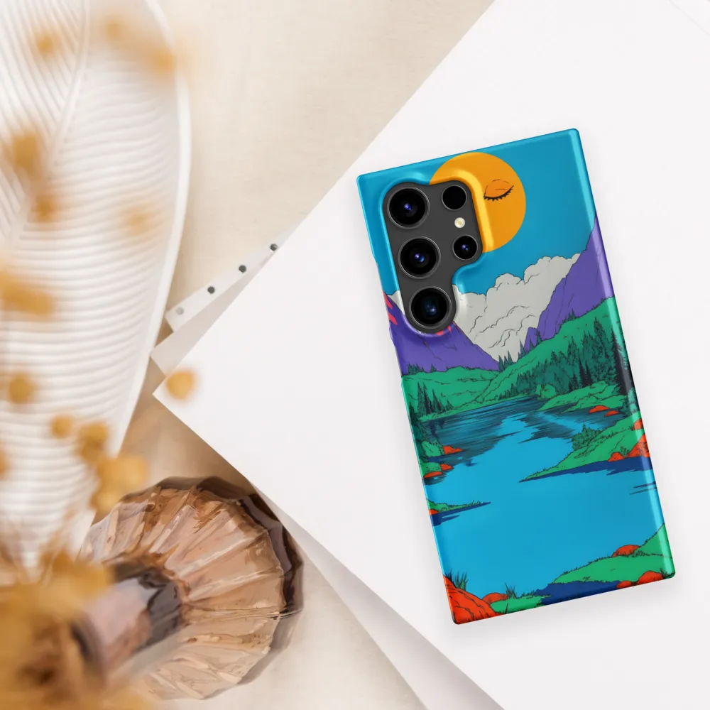 Whimsical Serenity in Vibrant Colors