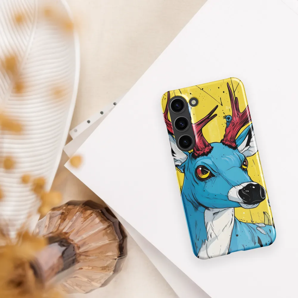 Vivid Antlers: A Modern Take on Nature