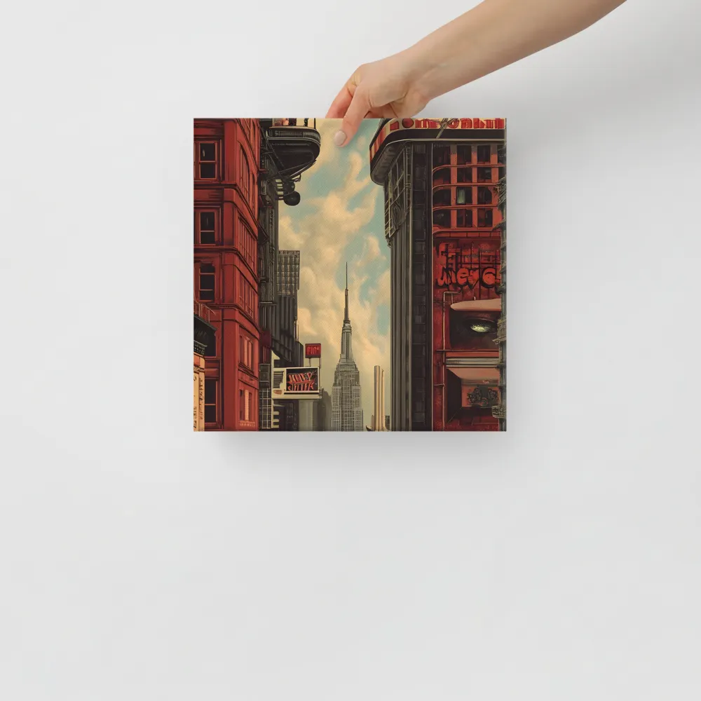 A Glimpse of Tomorrow: Urban Ambition | Canvas | 12″×12″