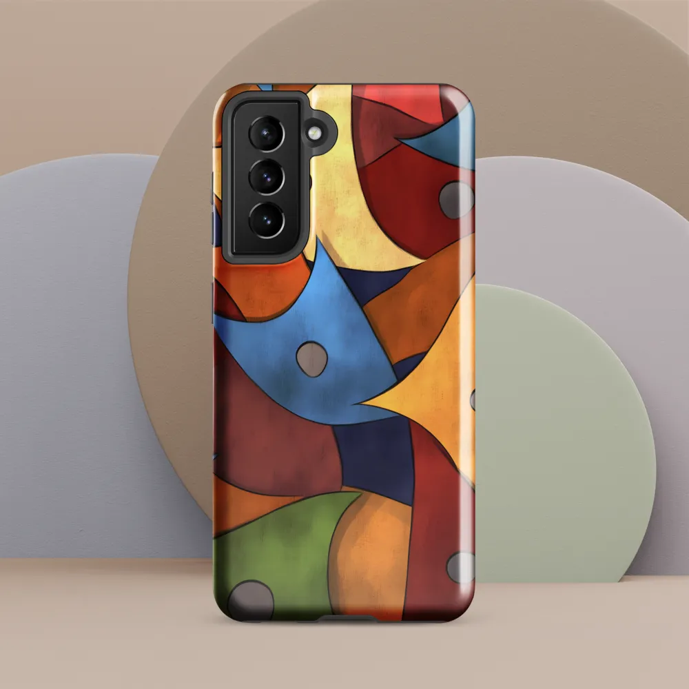 Vibrant Interplay of Shapes