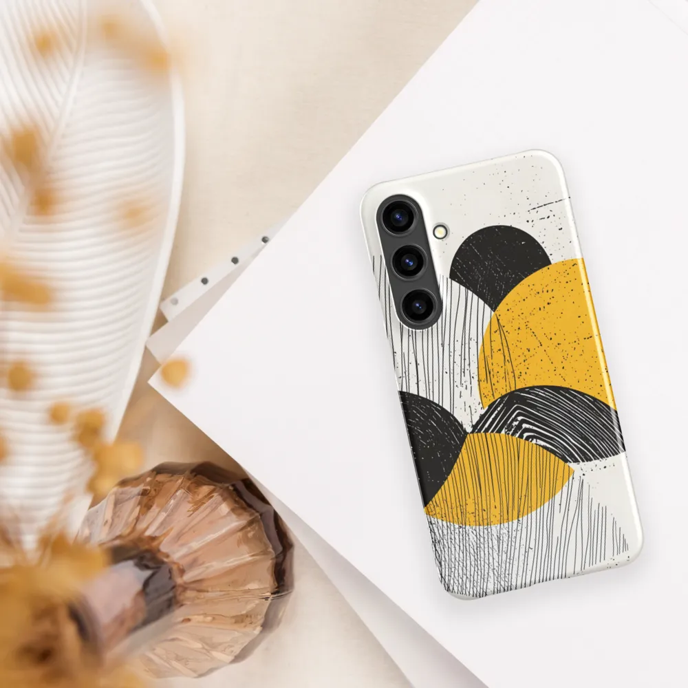 Dynamic Harmony in Black and Yellow