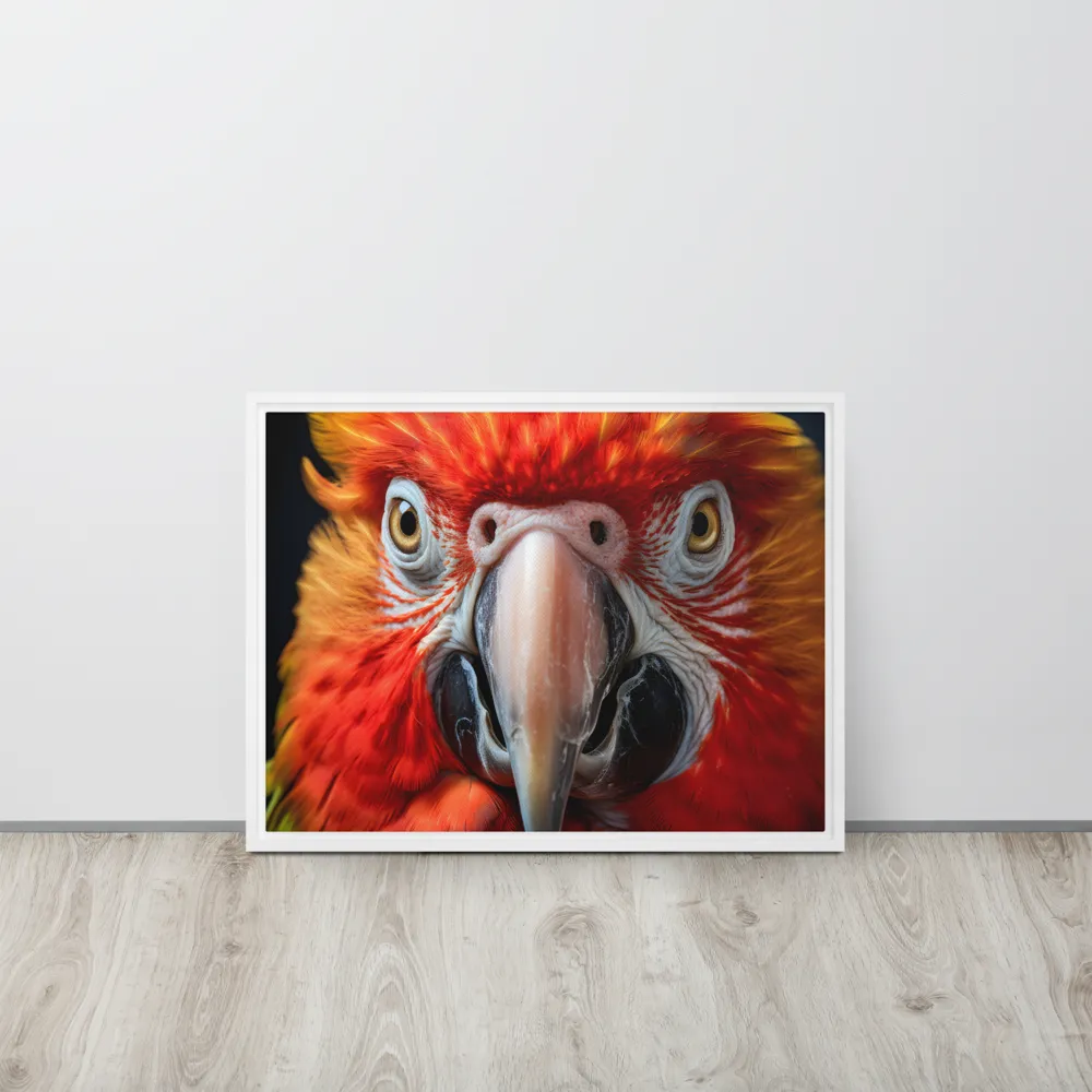 The Fiery Gaze of the Parrot
