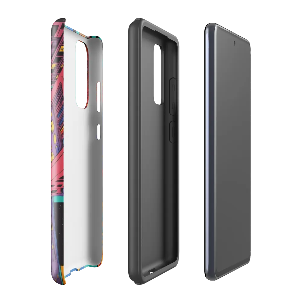 Aerial Dreamscape: The Pulse of Urban Life | Phone Case |  S20 FE | Tough Case | Glossy