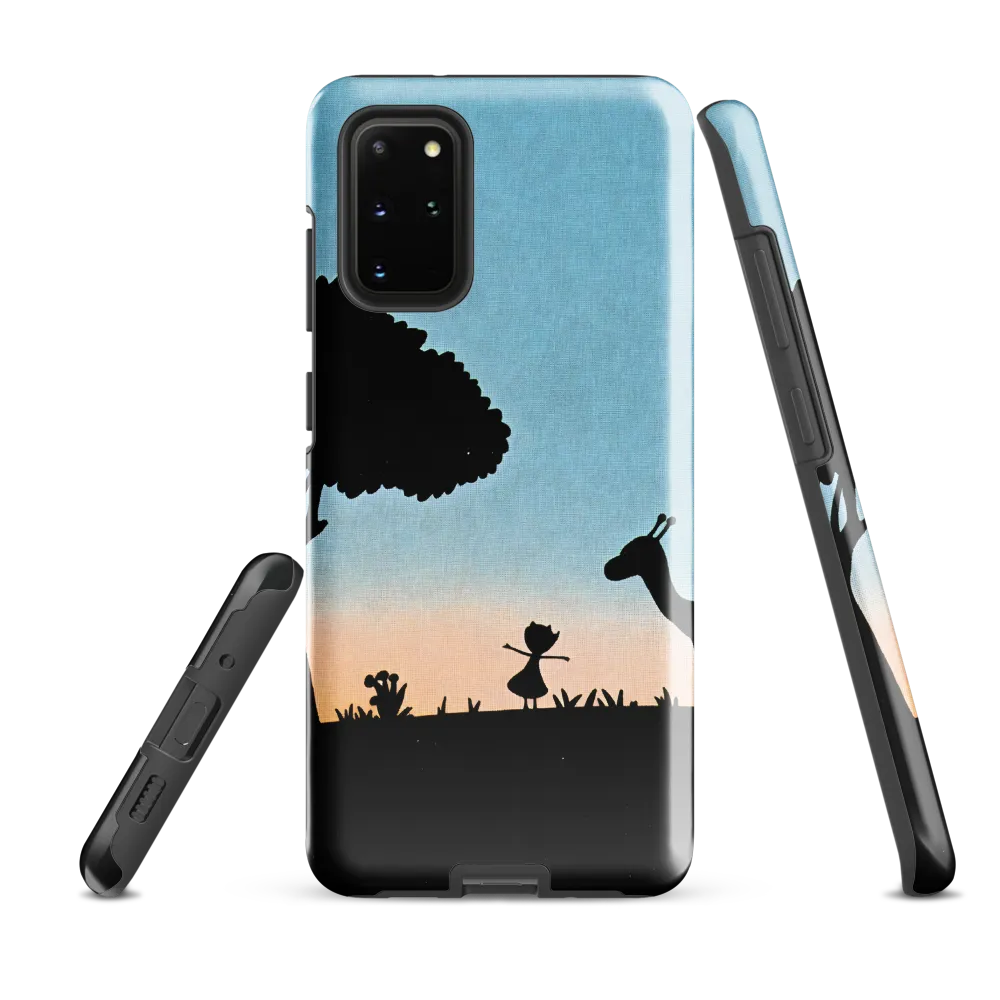 Curiosity in the Silhouette | Phone Case |  S20 Plus | Tough Case | Glossy