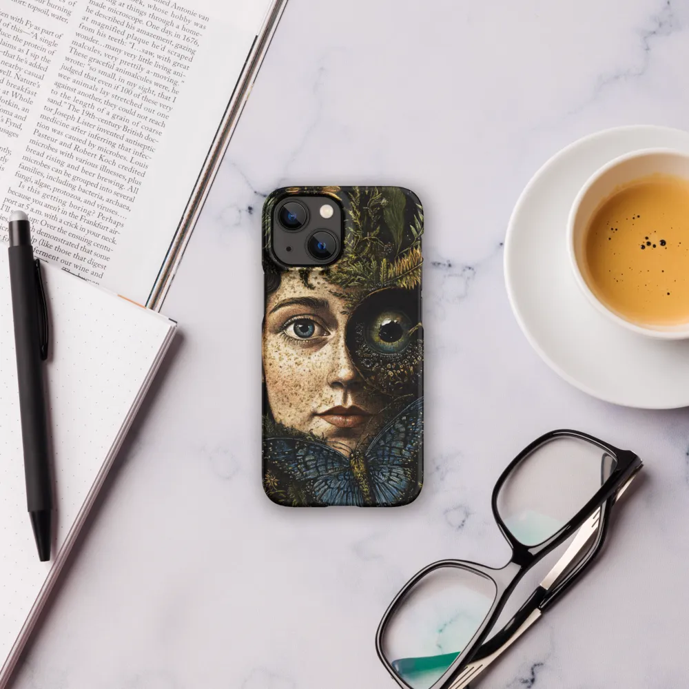 Nature's Embrace: A Surreal Portrait | Phone Case |  13 Mini | Snap Case | Matte