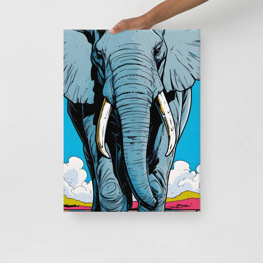 Majestic Presence: The Elephant | Canvas | 18″×24″