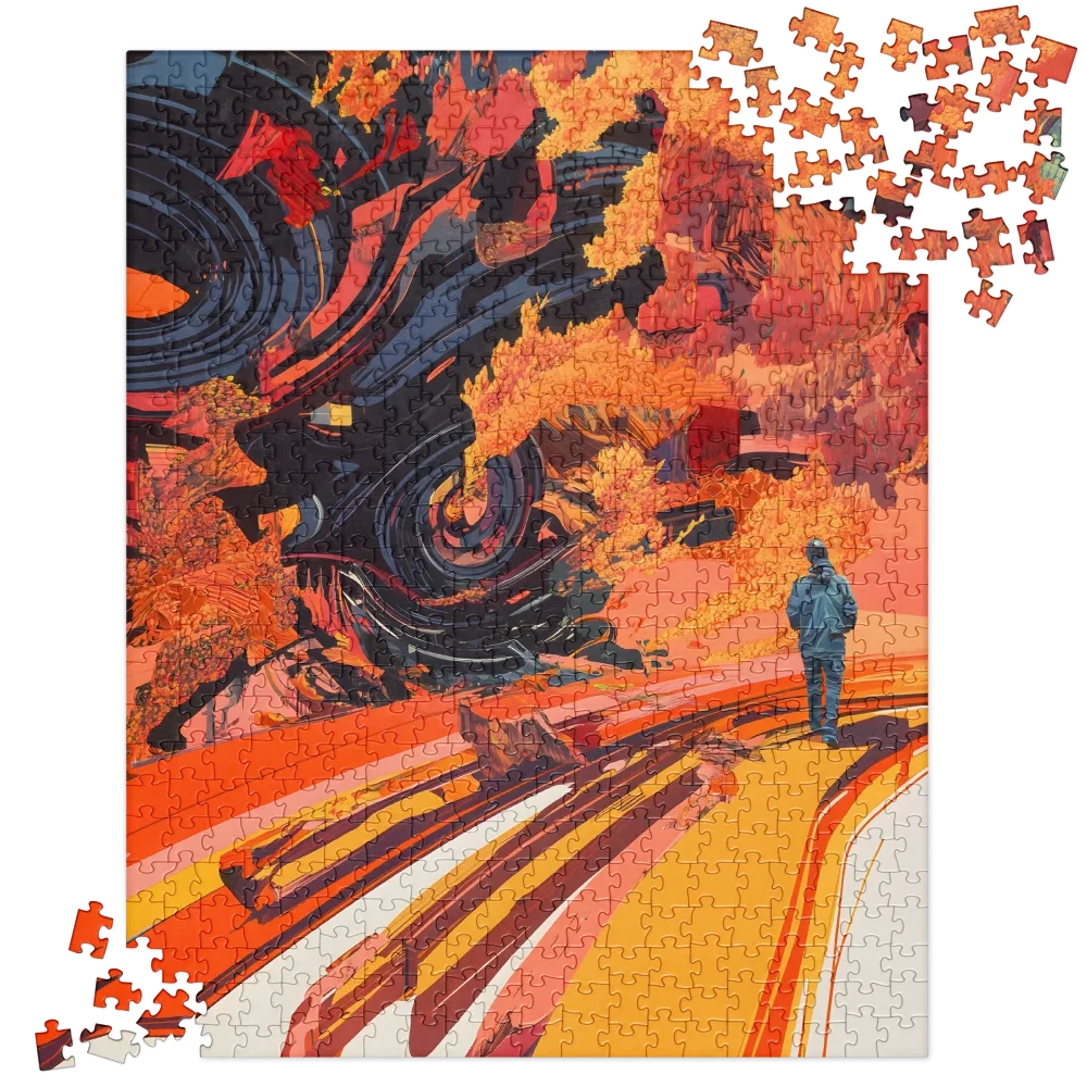 Journey Through a Surreal Landscape | Jigsaw Puzzle | 520 pieces